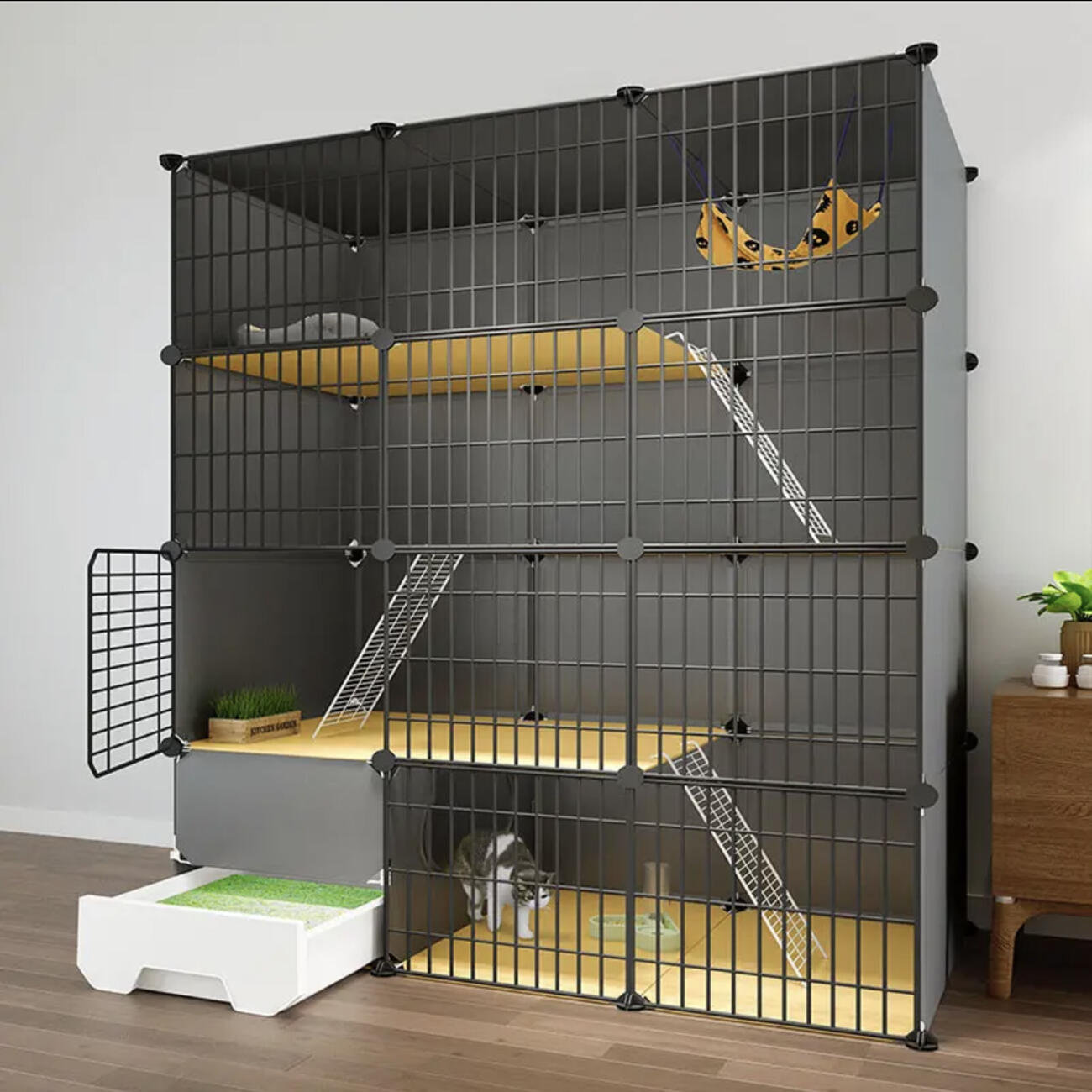 Diy cat playpen best sale